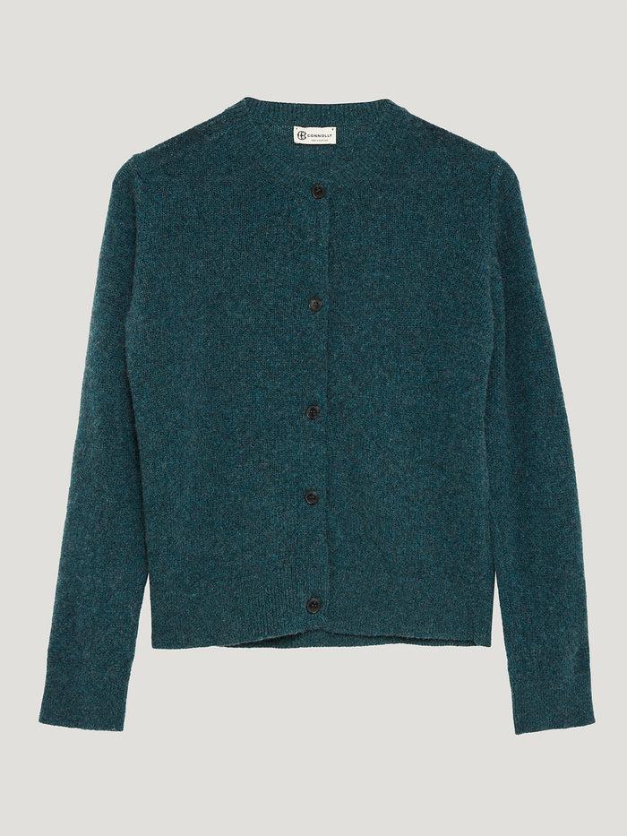 connolly Pine Shadow Karina Cardigan