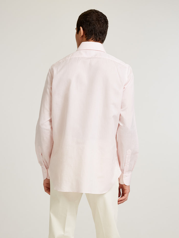 Connolly Pink Linen Cotton Shirt