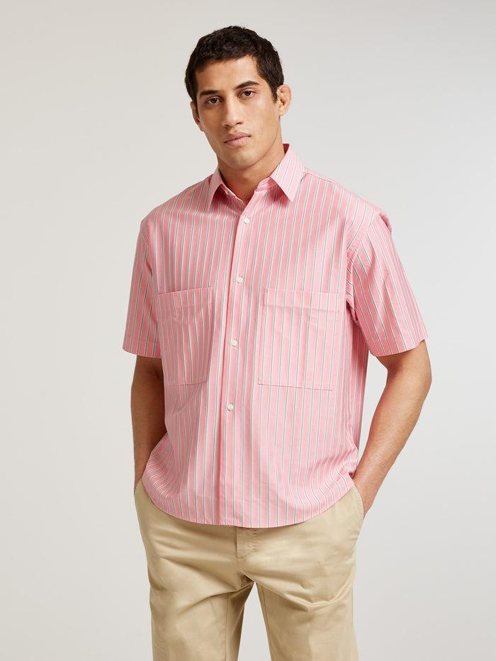 connolly Pink Stripe Short Sleeve Shirt