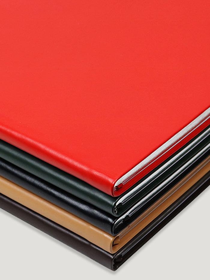 Connolly Red A4 Leather Bound Notebook