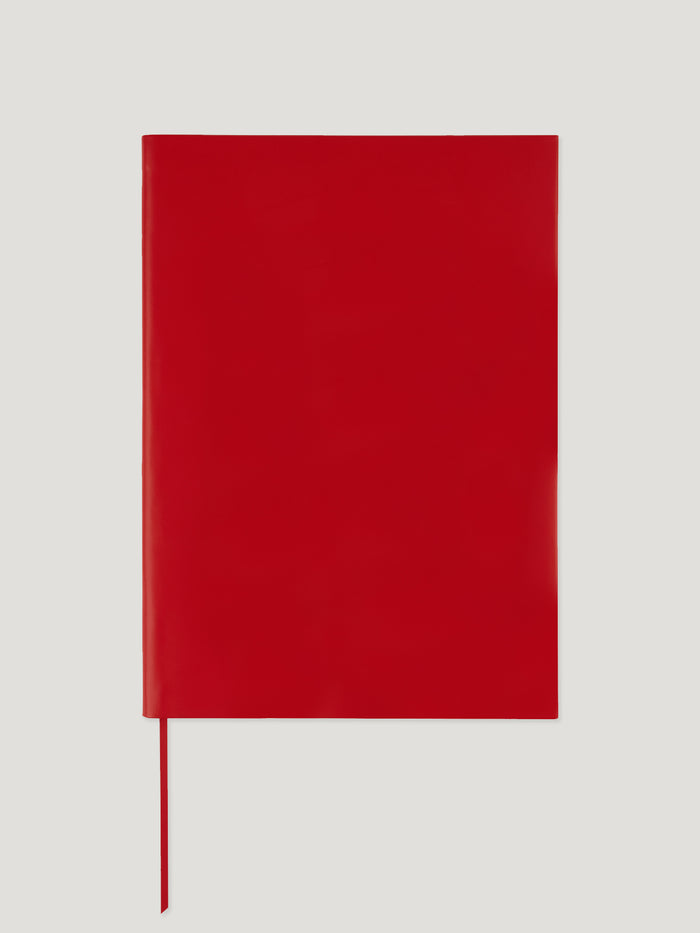 connolly Red A4 Leather Bound Notebook