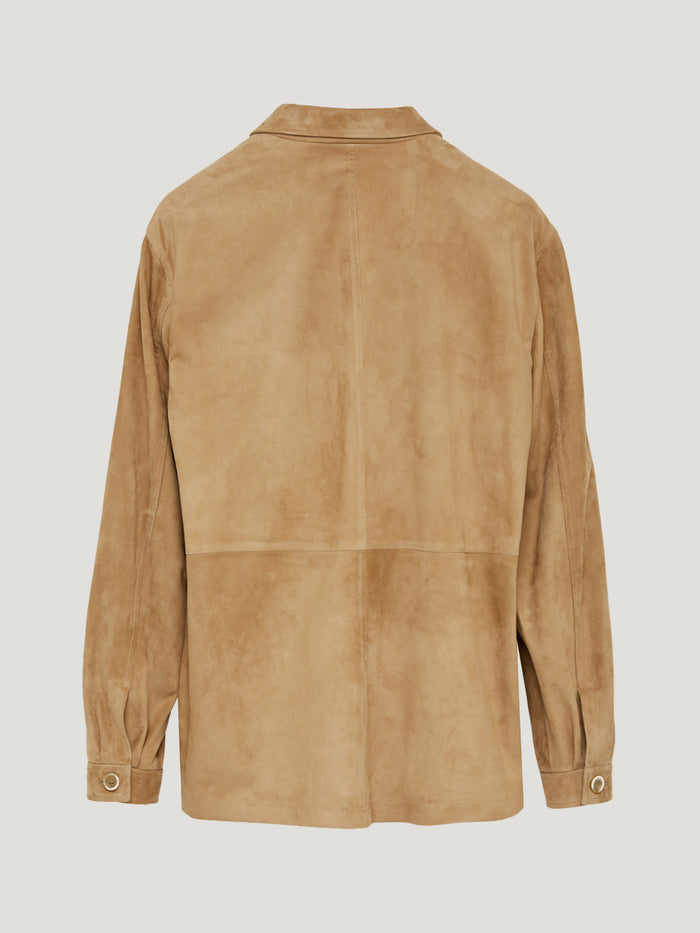 Connolly Stone Suede Over Shirt