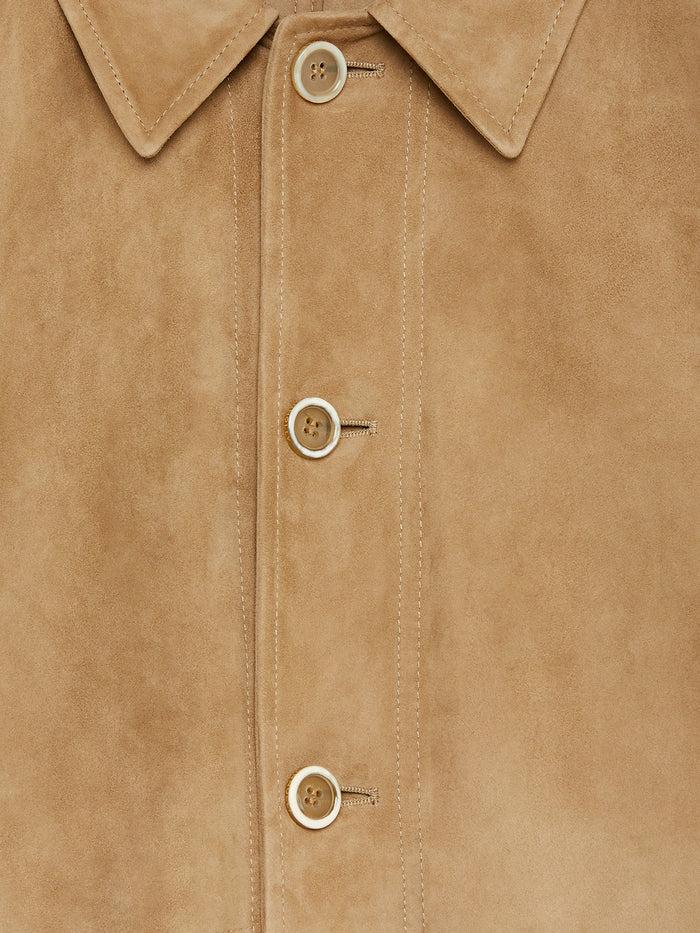 Connolly Stone Suede Over Shirt