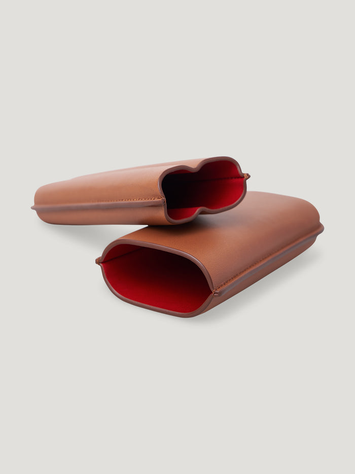 Connolly Tan Connolly 2 Cigar Case
