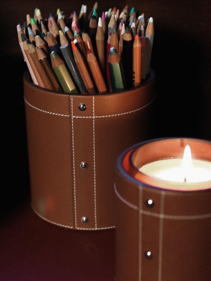 Connolly Tan Large Pen Pot