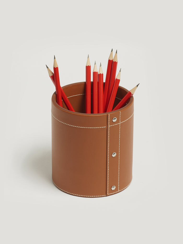 connolly Tan Large Pen Pot