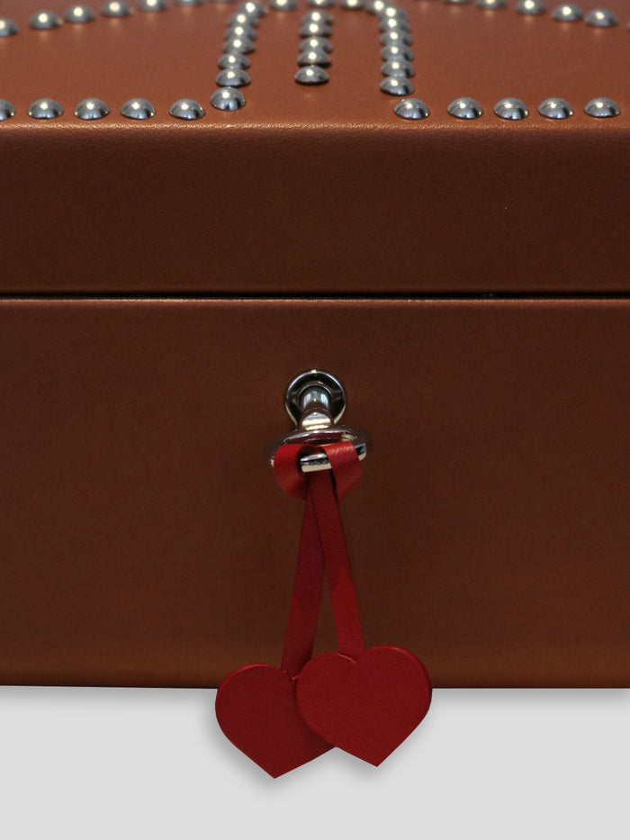 Connolly Tan Nomadic Chest With Silver Studs 1904