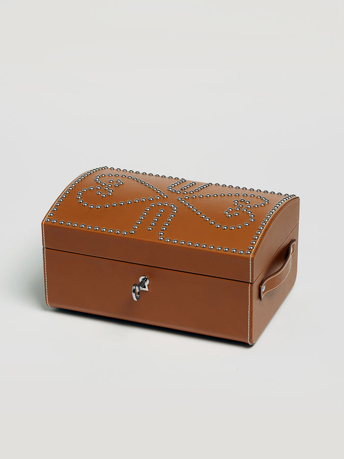 Connolly Tan Nomadic Chest With Silver Studs 1904
