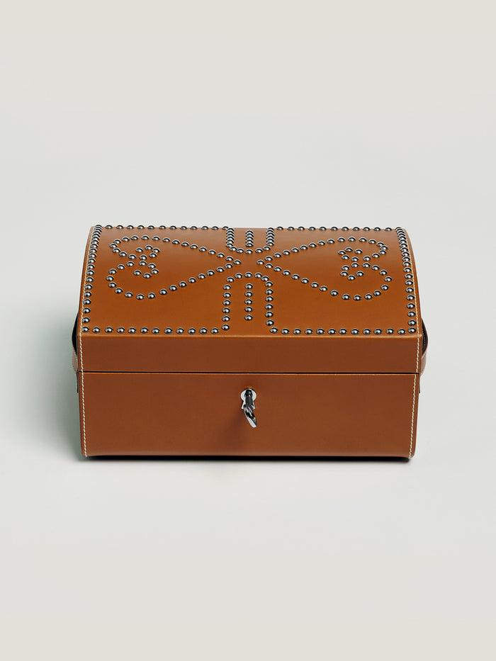 connolly Tan Nomadic Chest with Silver Studs 1904