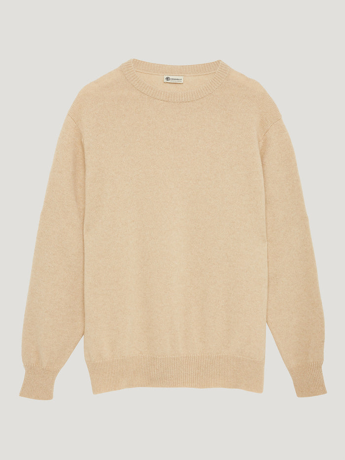 connolly Wheat 4 Ply Favourite Sweater