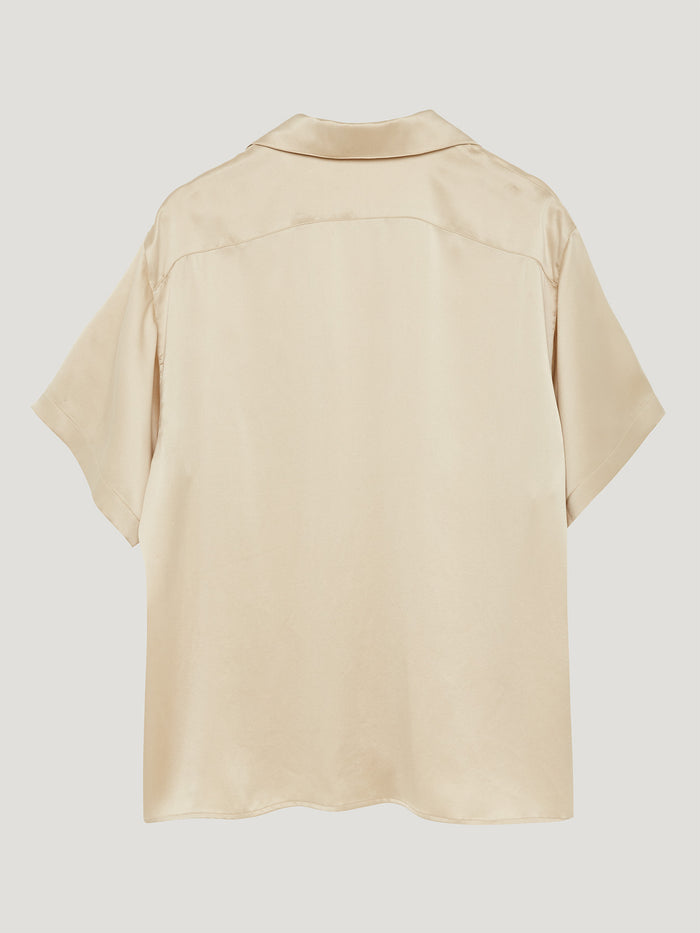 Connolly Wheat Short Sleeve Silk Shirt