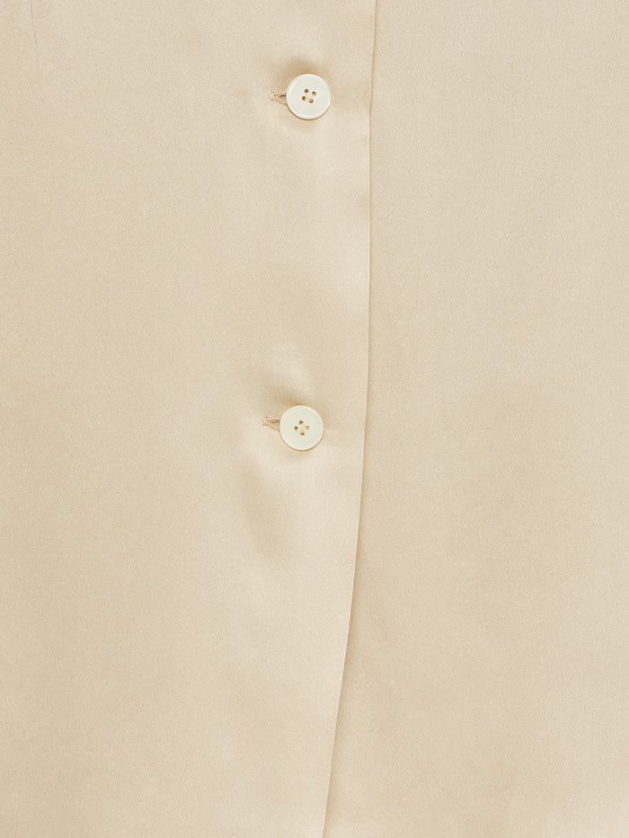 Connolly Wheat Short Sleeve Silk Shirt