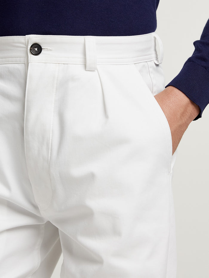 Connolly White Rally Trouser