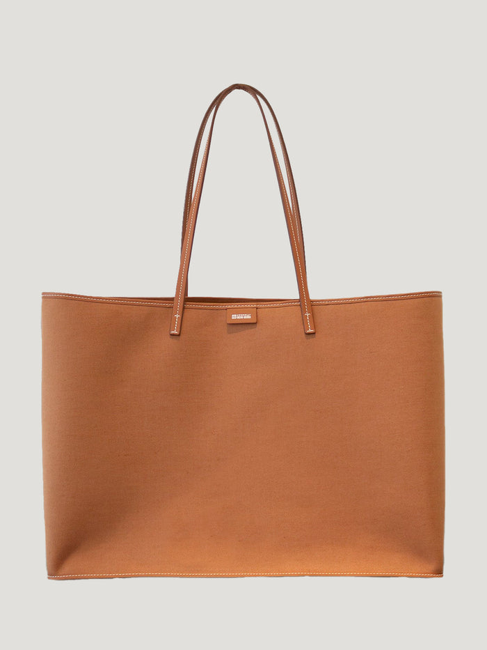 connolly XL Tan Canvas Tote Bag