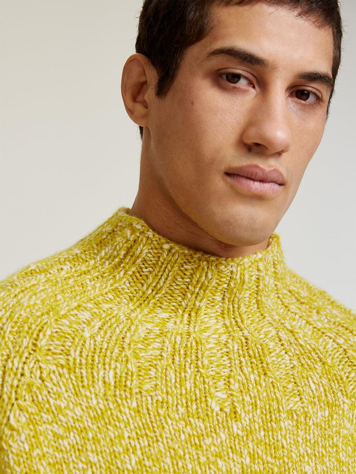 Connolly Yellow/Ecru Oversized Chunky Knit