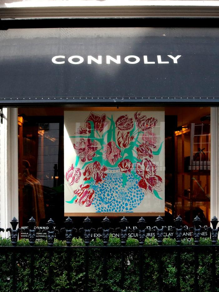 Connolly Large Cut Flowers Screen Print By Oisin Byrne