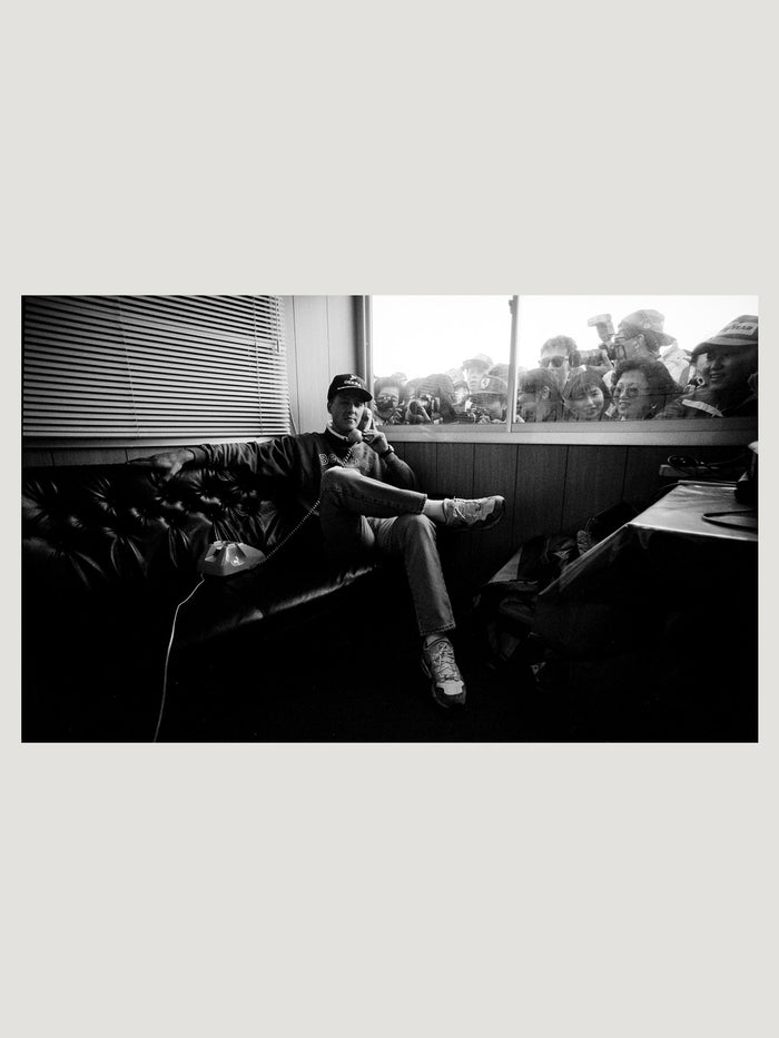 connolly Michael Schumacher In His Office by Jon Nicholson