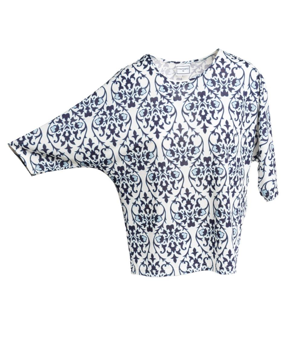 contempo 3/4 Paste Slinky Top