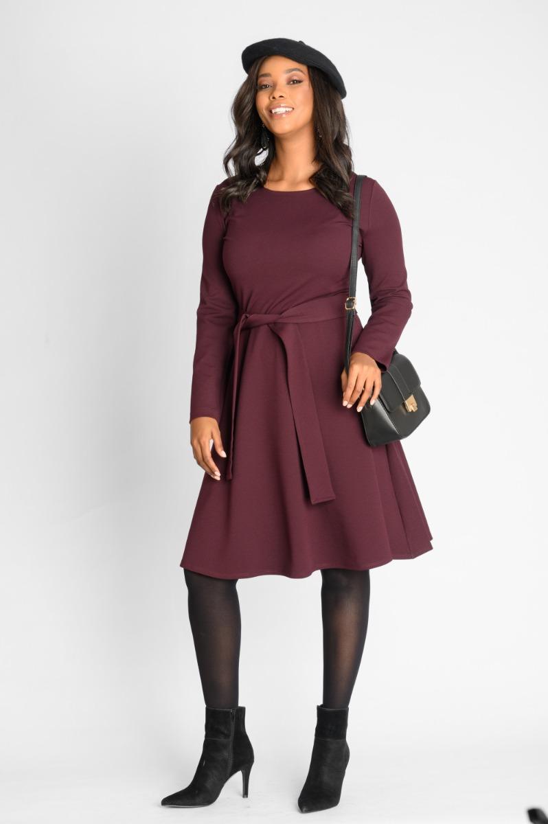 Contempo Berry Dress