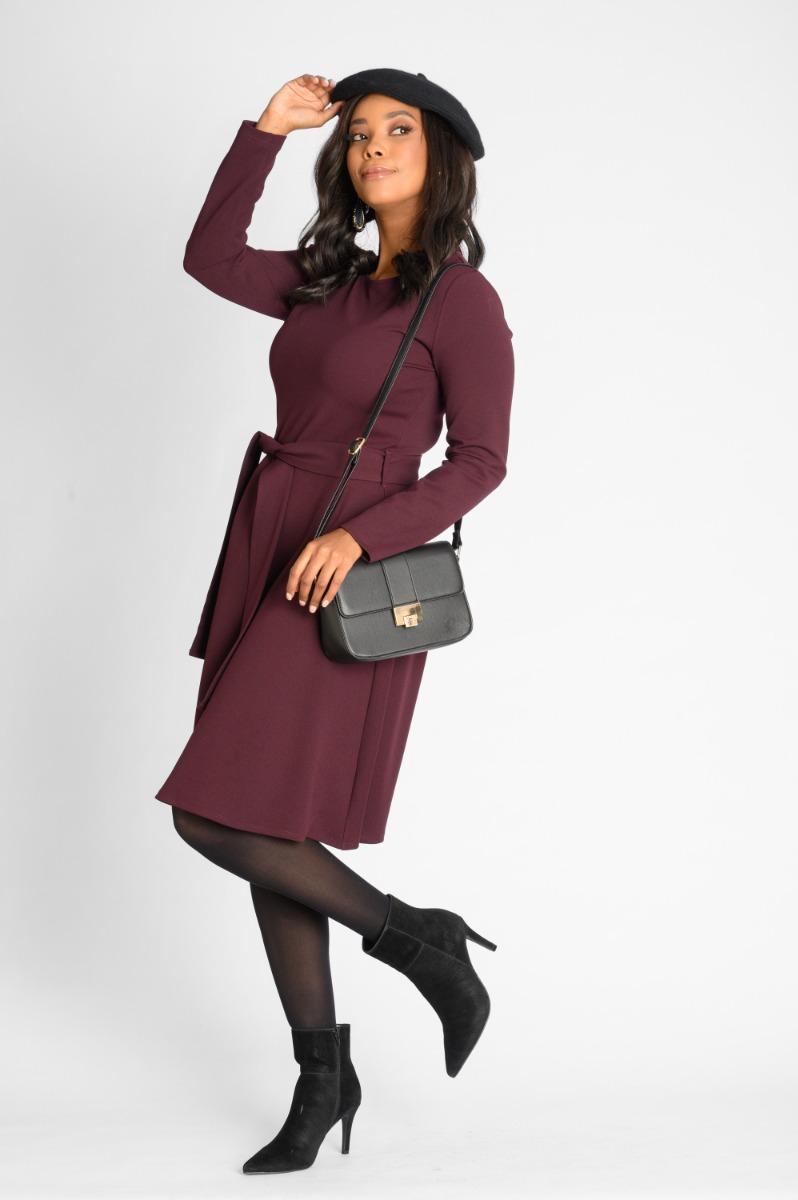Contempo Berry Dress