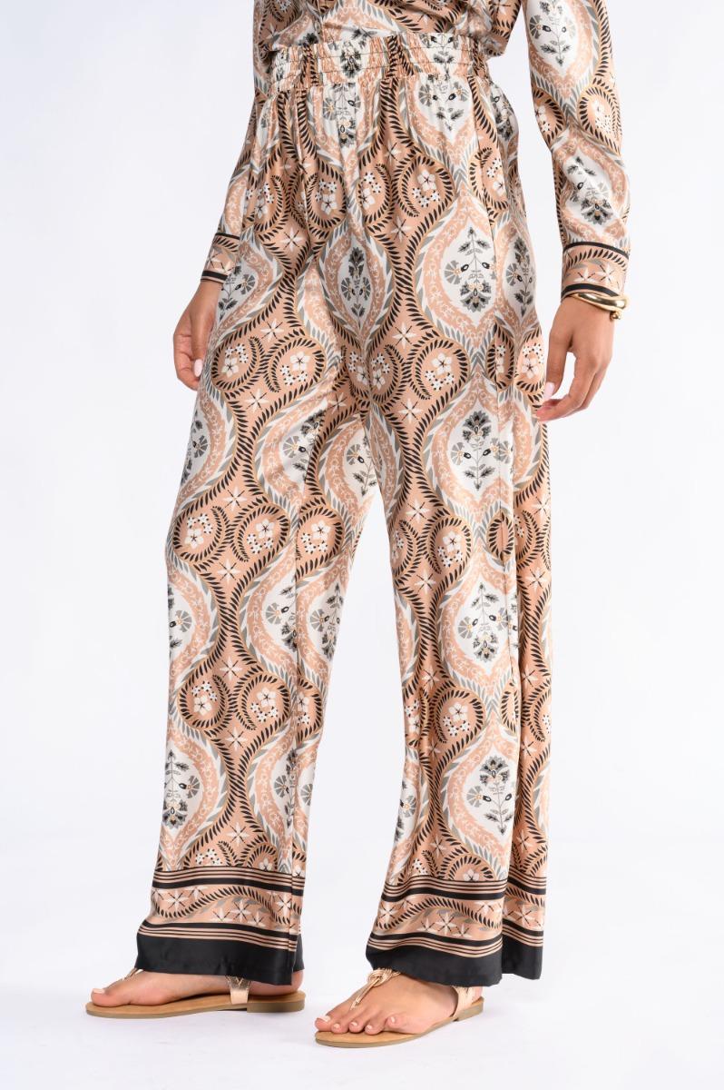 Contempo Border Print Bottom