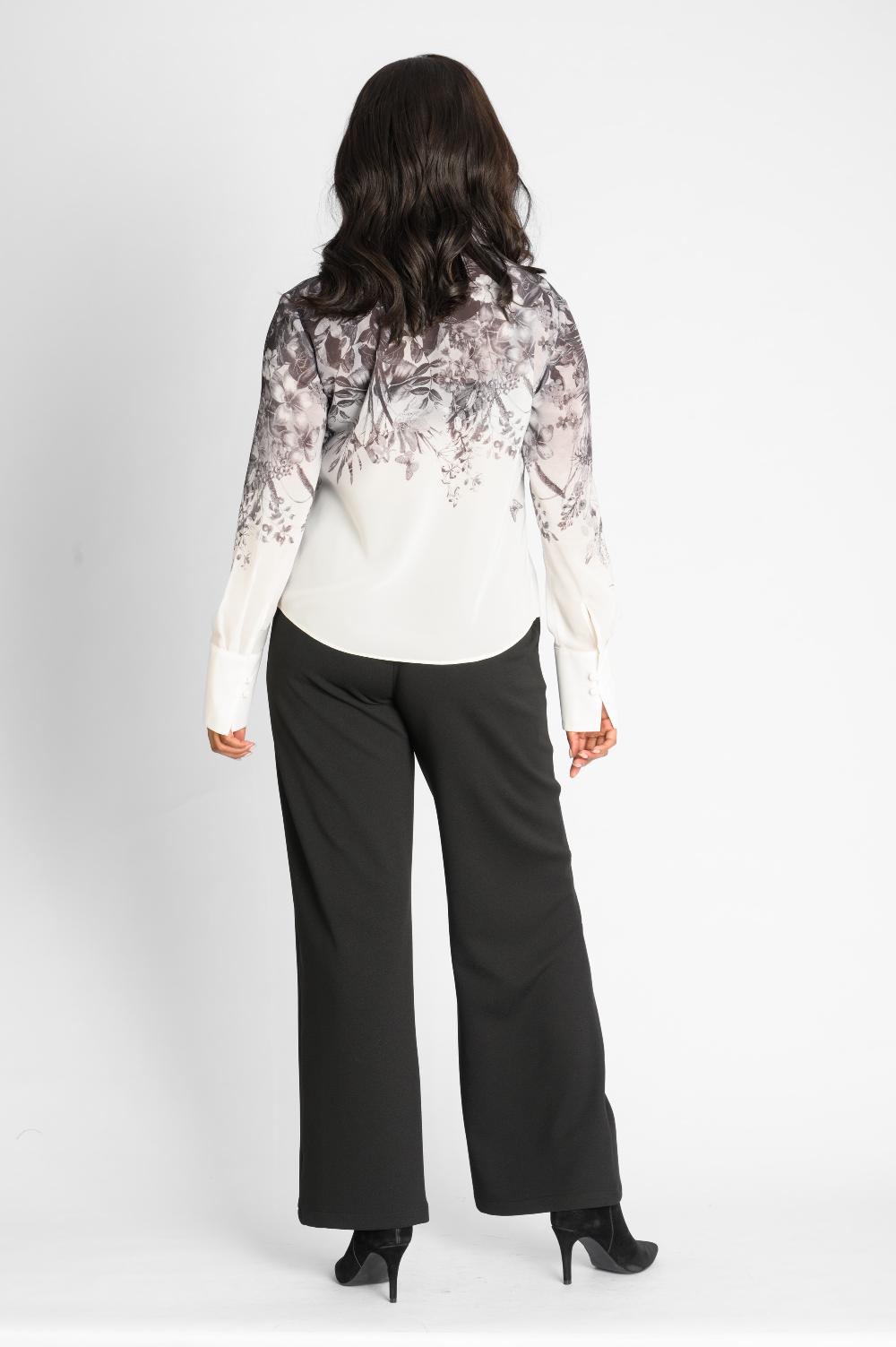 Contempo Border Print Top