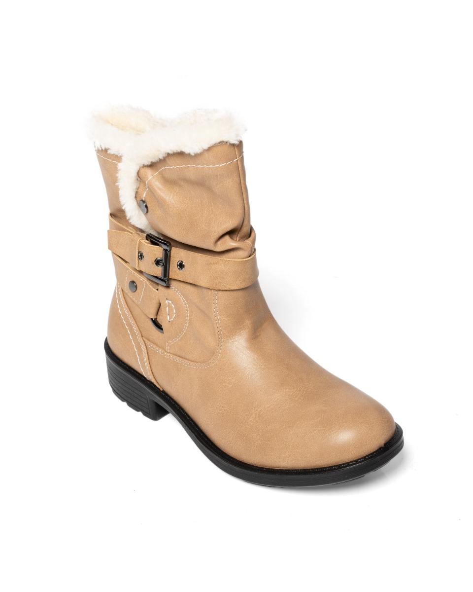 Contempo Buckle Fur Boot