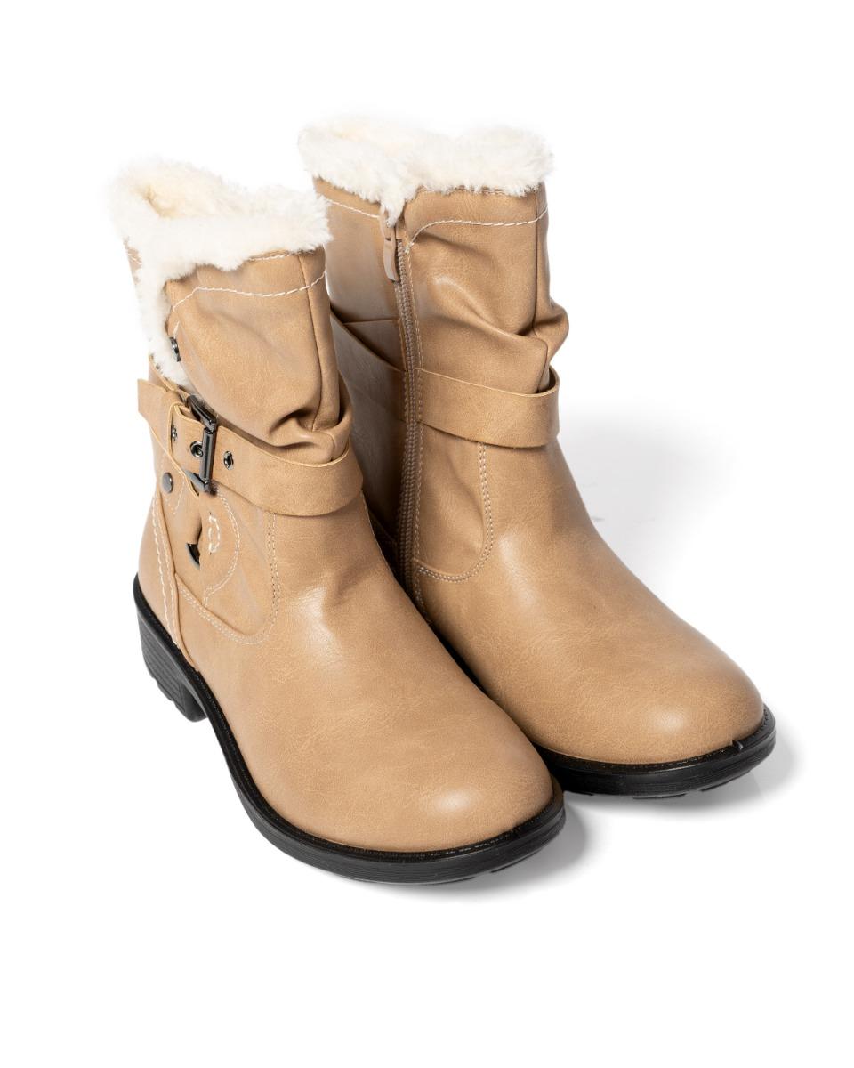Contempo Buckle Fur Boot