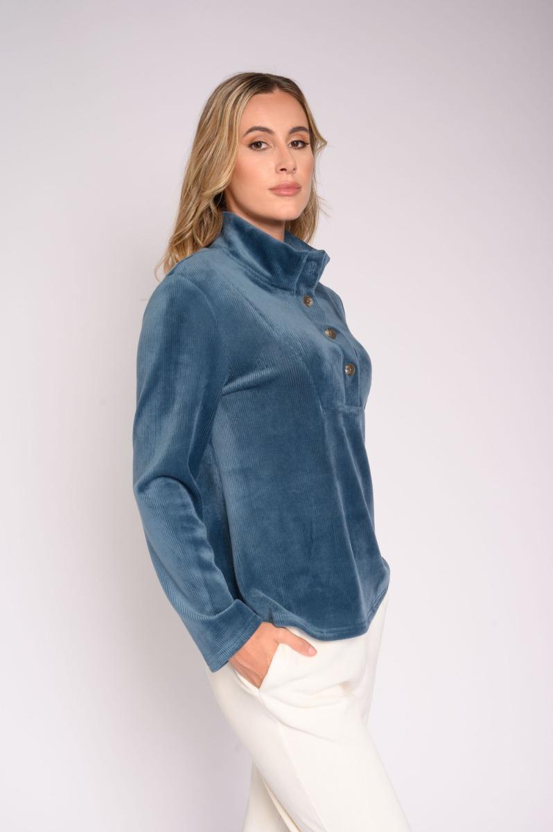 Contempo Button Knit Top