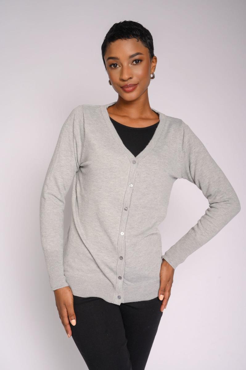 Contempo Button Through Cardigan
