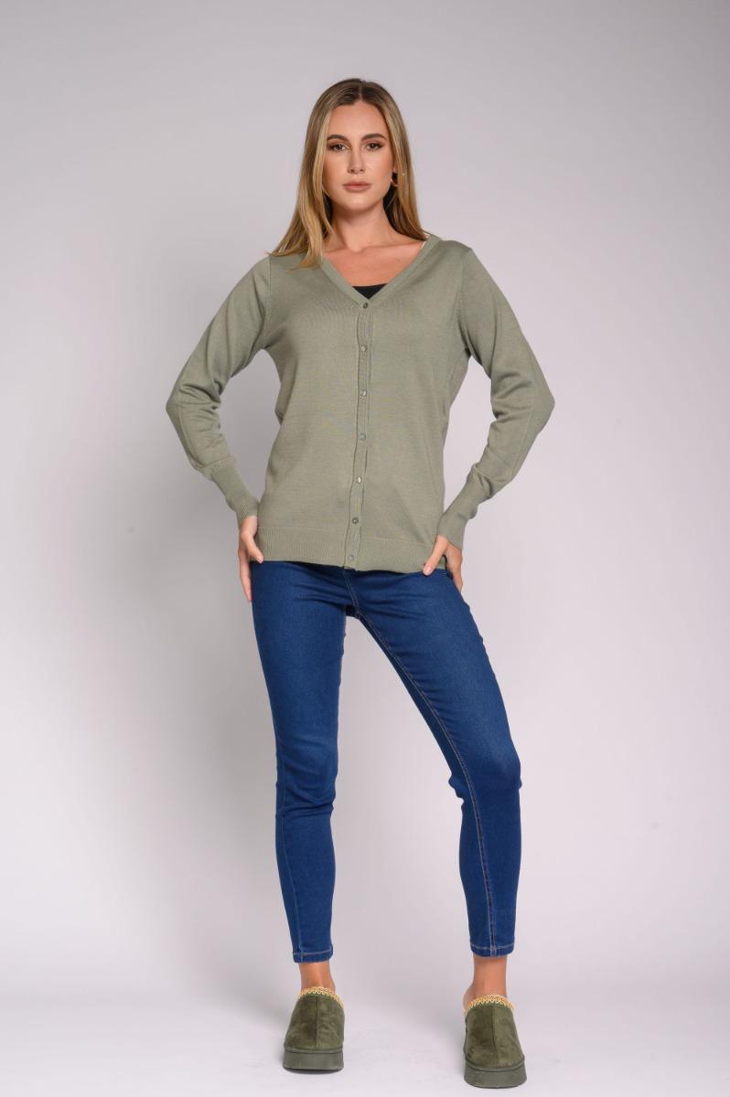 Contempo Button Through Cardigan