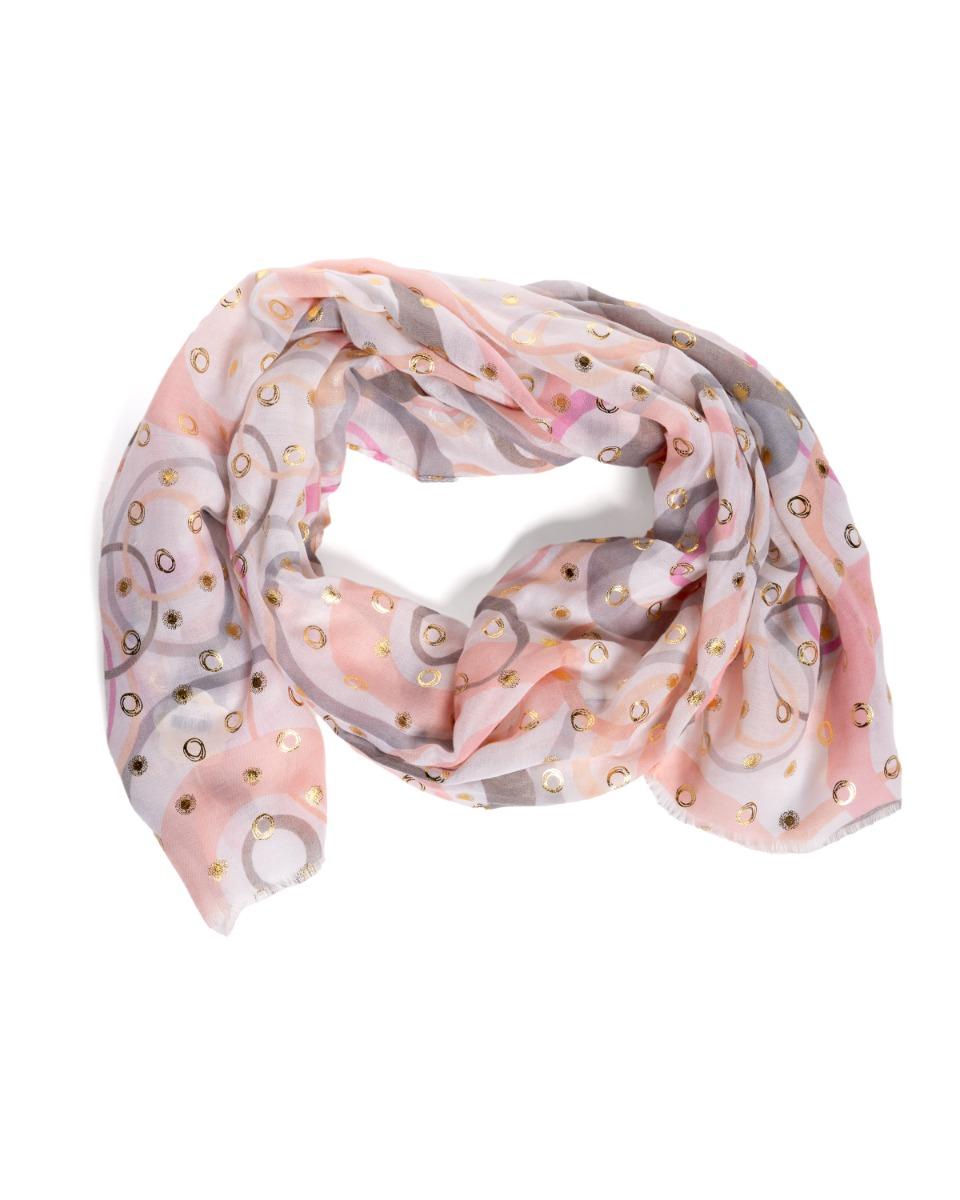Contempo Circle Print Scarf