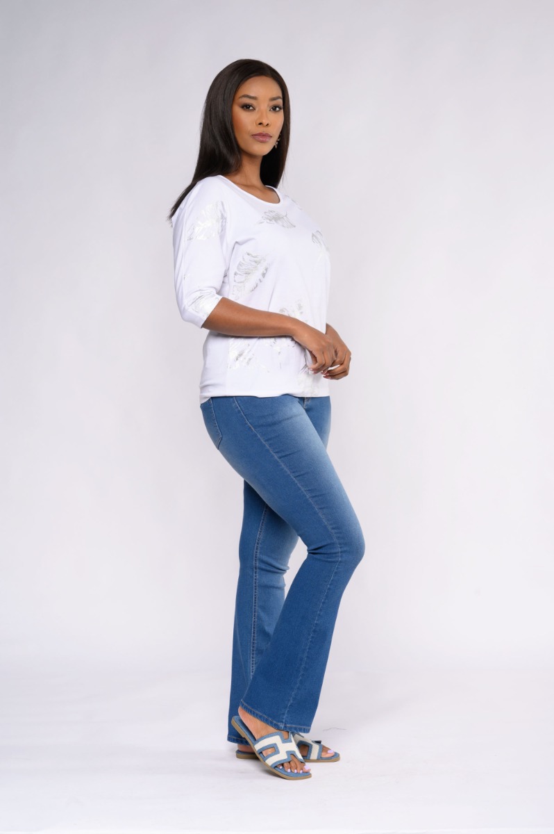 Contempo Dolman Print Top