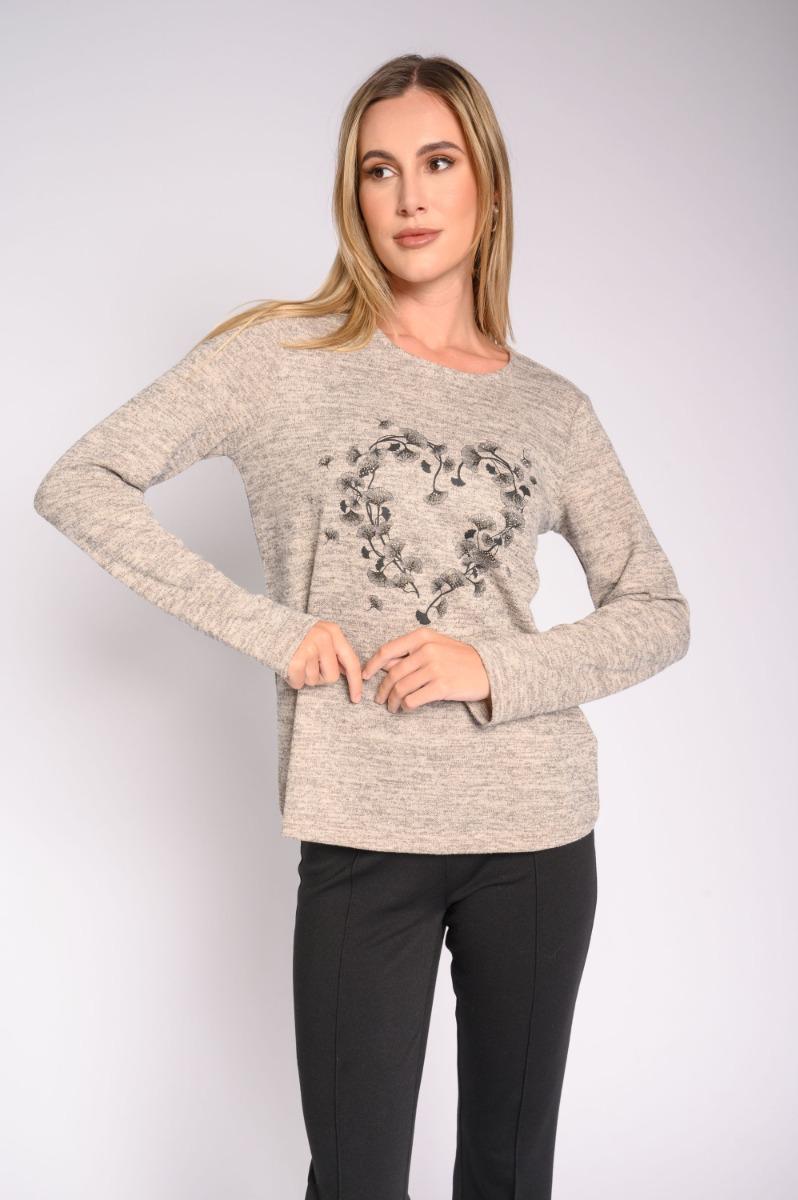 Contempo Embellished Knit Top