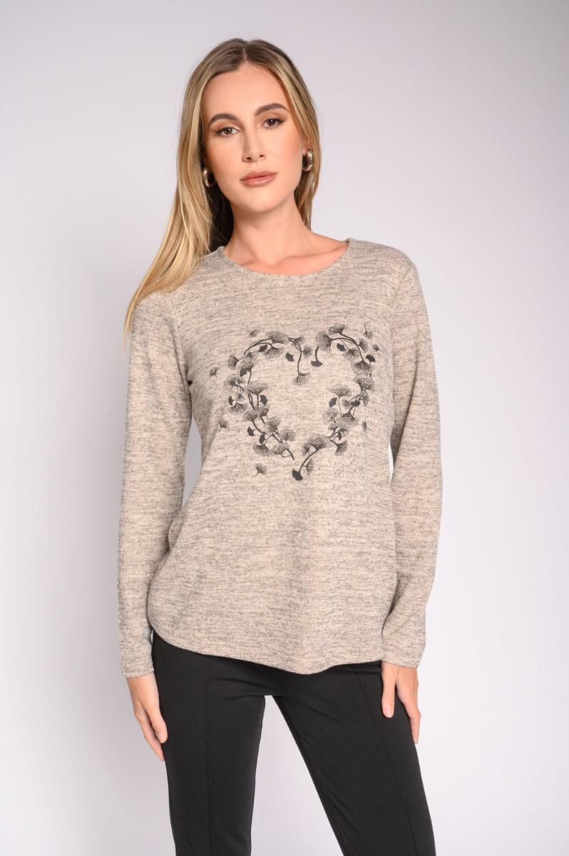 contempo Embellished Knit Top