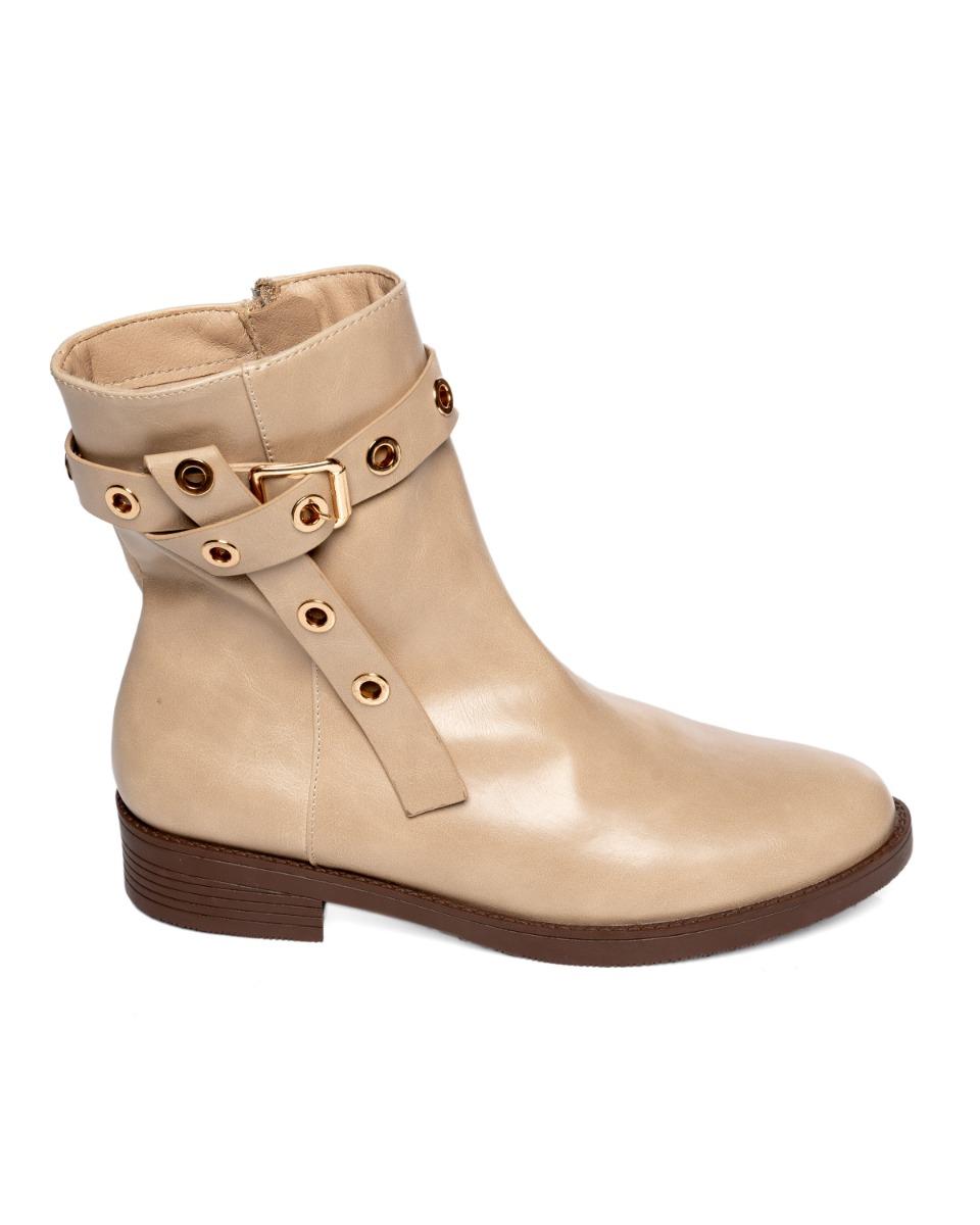 Contempo Eyelet Belted Boot
