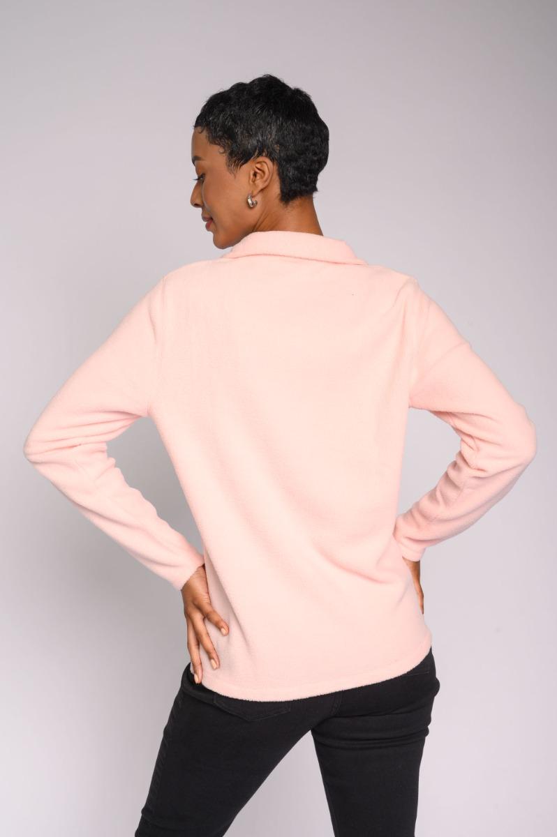 Contempo Fleece Embellish Top