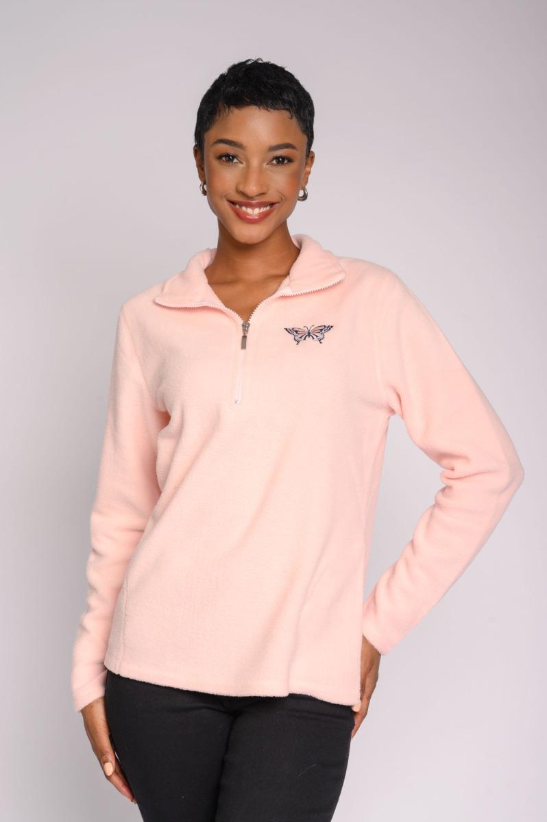 contempo Fleece Embellish Top