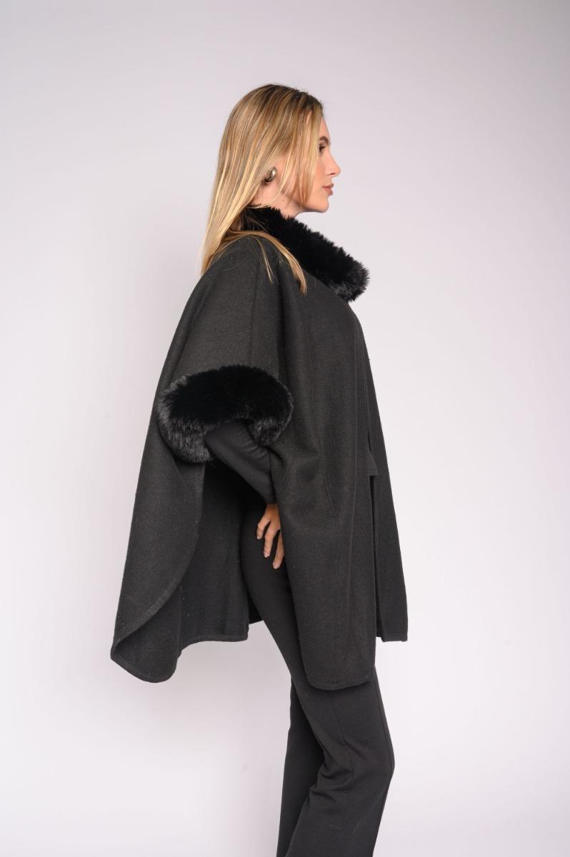 Contempo Fur Poncho