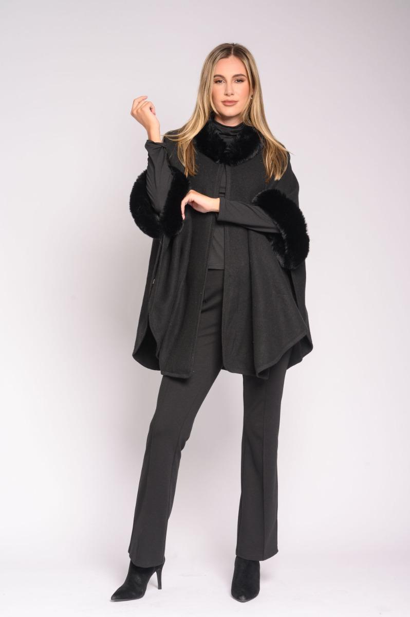 contempo Fur Poncho