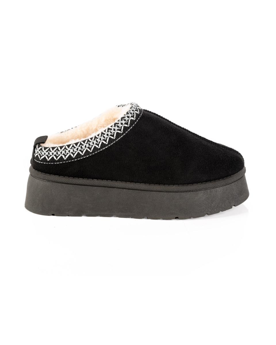 Contempo Fur Stitch Detail Slides