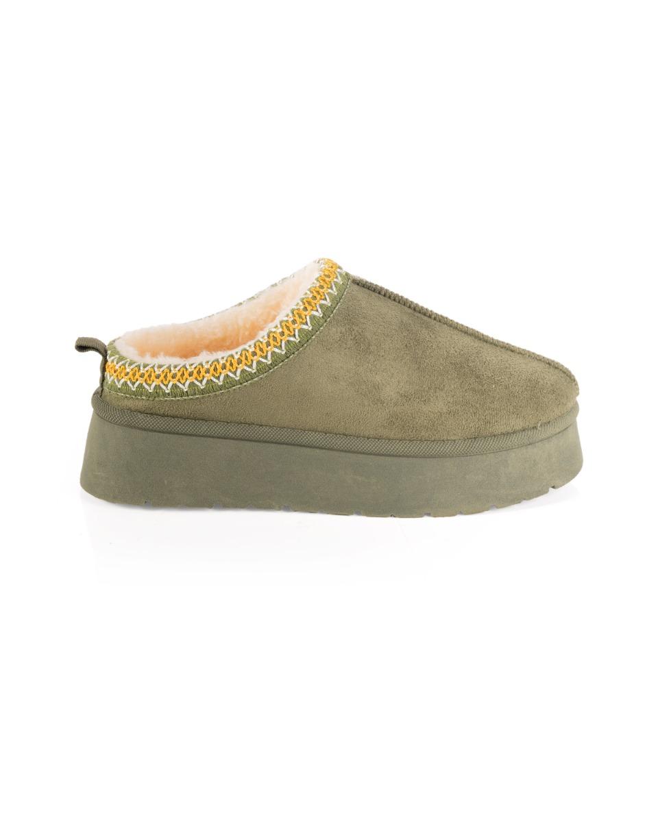 Contempo Fur Stitch Detail Slides