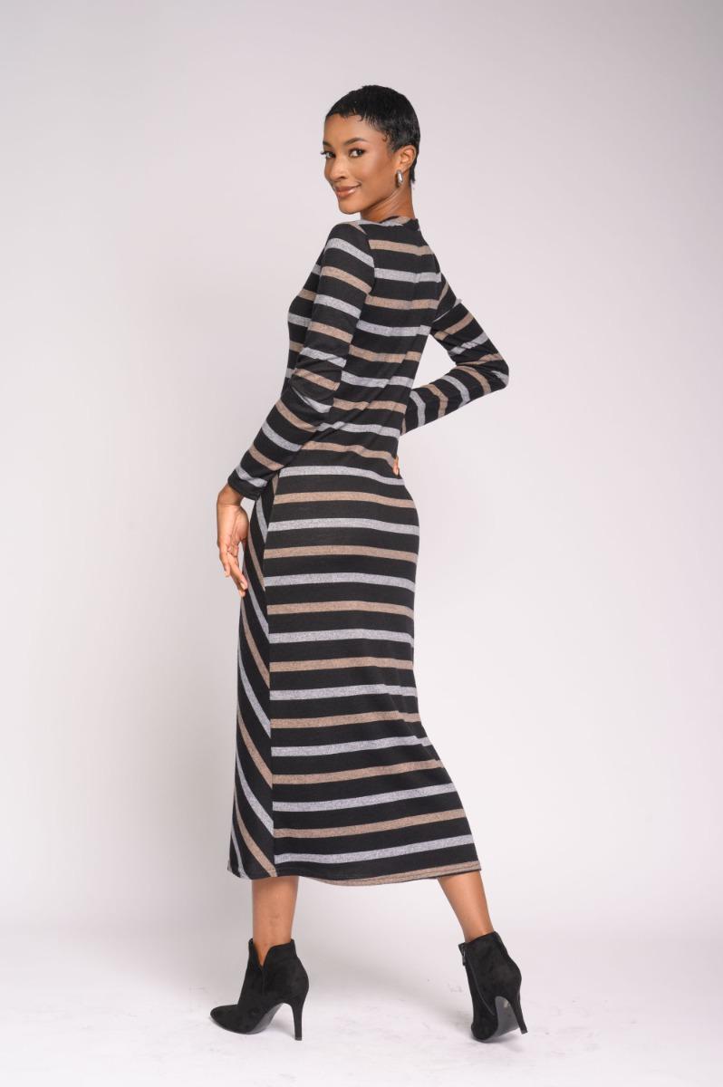 Contempo Knit Dress With Seam