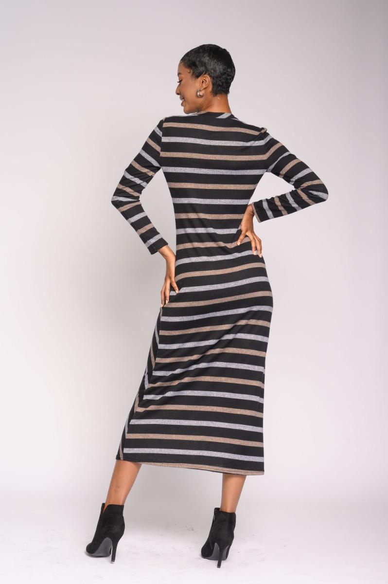 Contempo Knit Dress With Seam