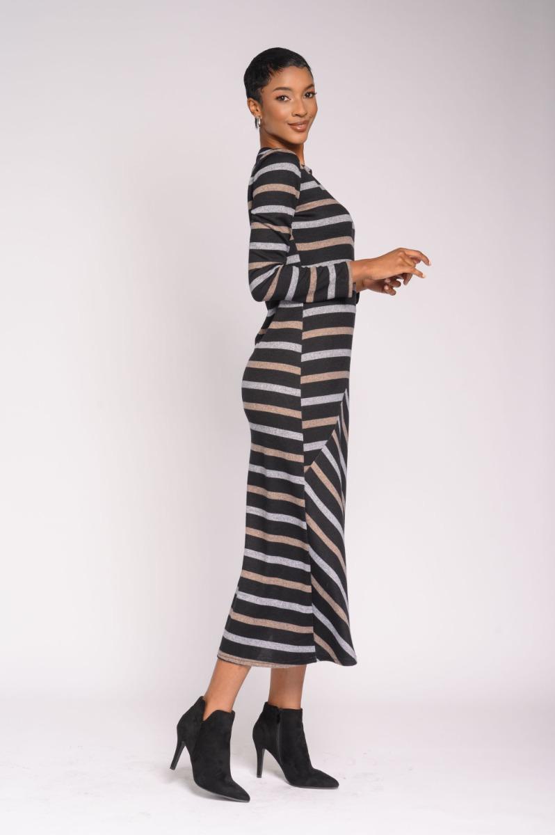 Contempo Knit Dress With Seam