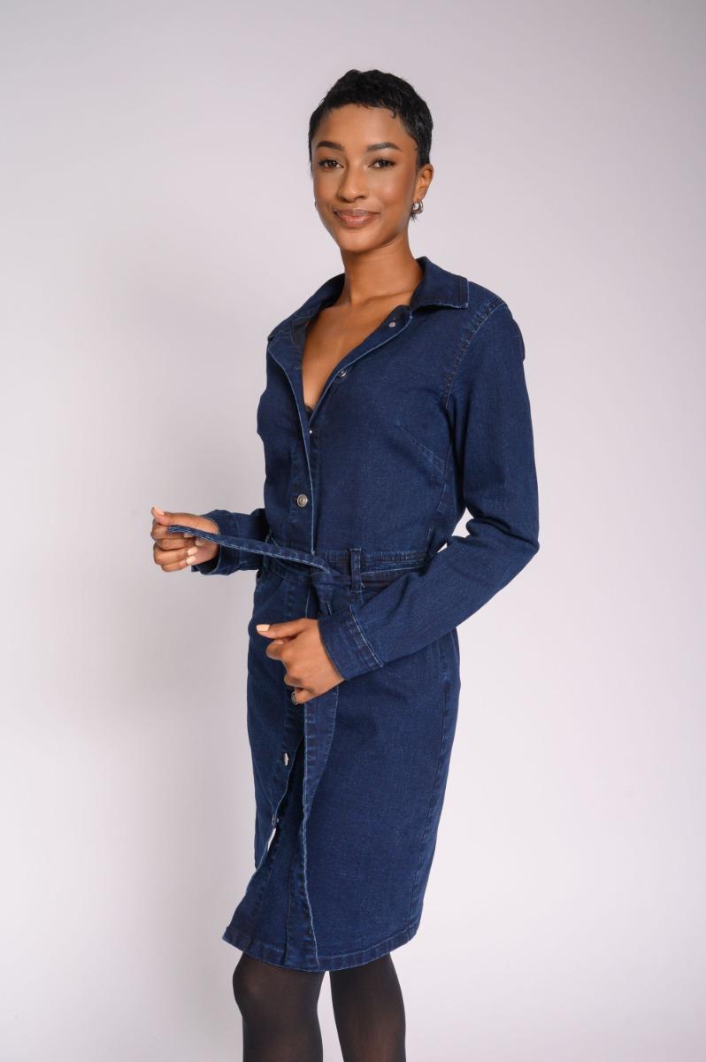 Contempo L/S Denim Dress