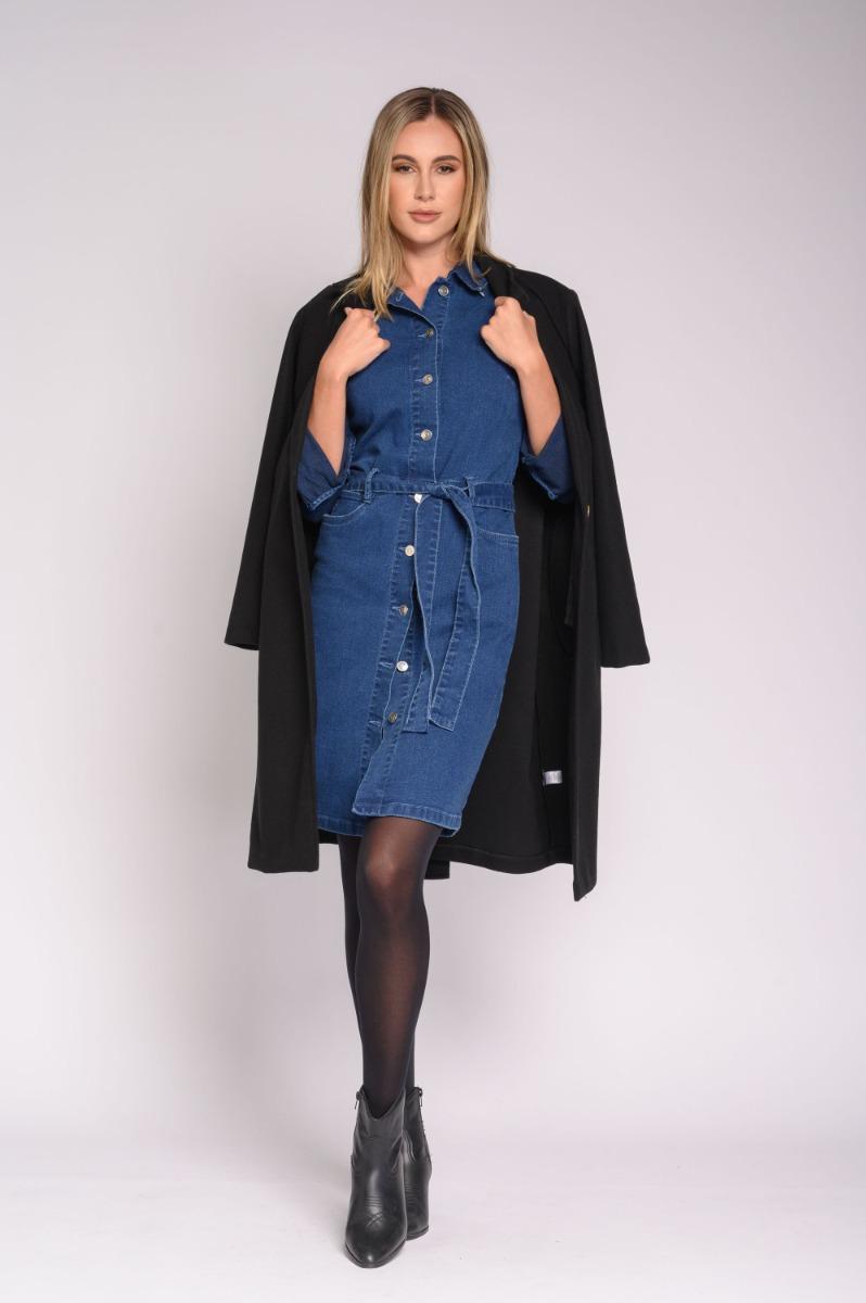 Contempo L/S Denim Dress