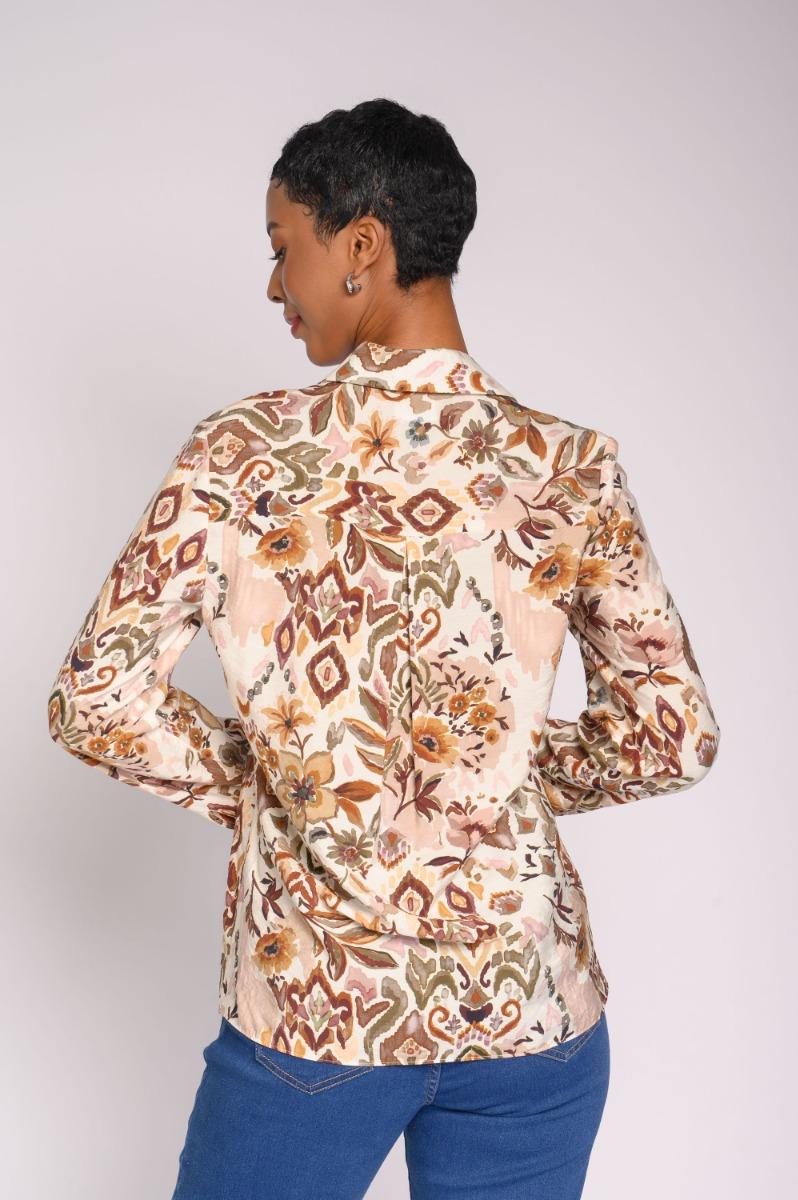 Contempo L/S Woven Top