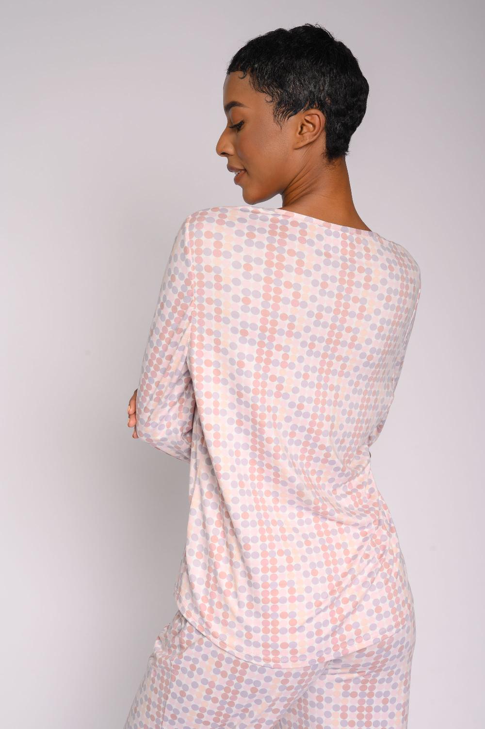 Contempo Long Sleeve Floral Top