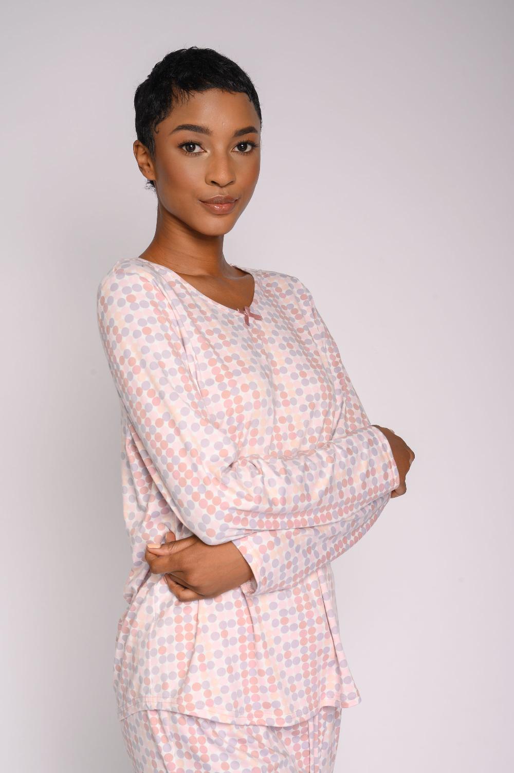 Contempo Long Sleeve Floral Top